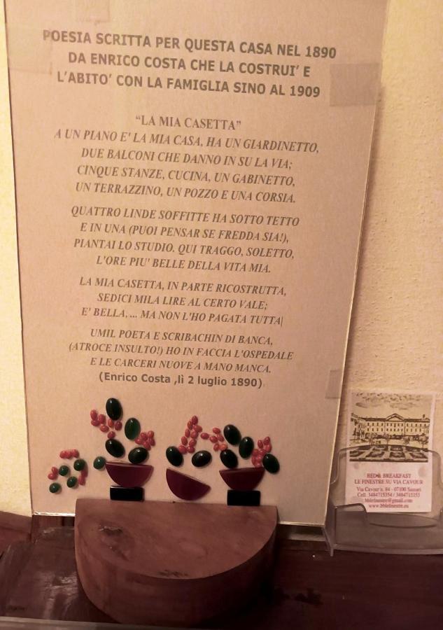 B&B Le Finestre Su Via Cavour Sassari Bagian luar foto